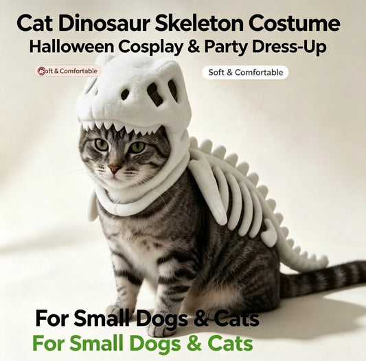 Pets Dinosaur skeleton costume
